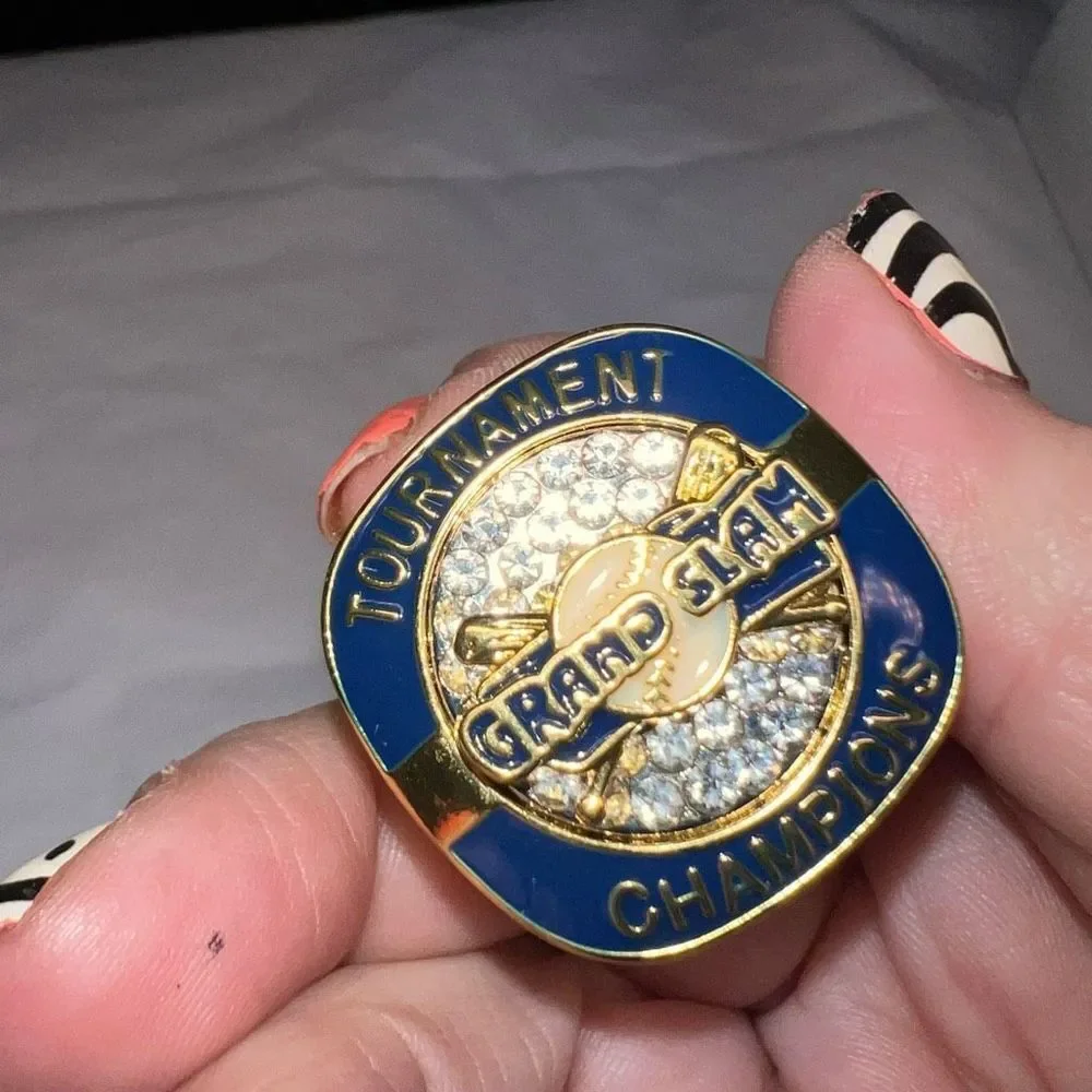 Gold Tone‎ Fun Faux Grand Slam Tournament Win Ring